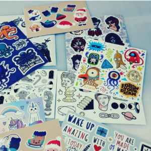 Individuelle Sticker und Aufkleber – bedruckt und konturgeschnitten