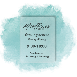 Transparente Aufkleber aus Klarfolie für Glas und Schaufenster – mit oder ohne Weißdruck